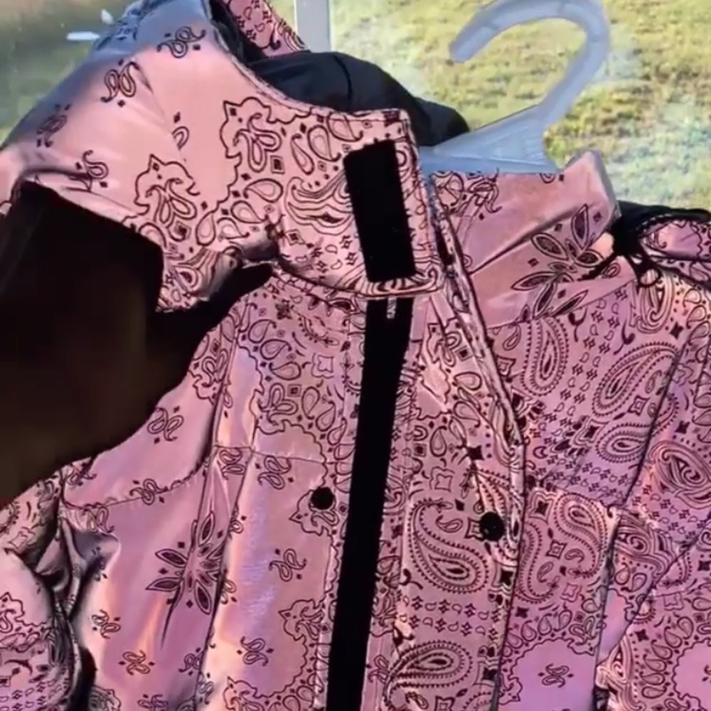 BoohooMAN reflective bubble coat